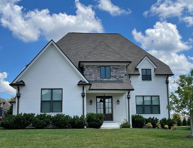 black vinyl windows in Greenwood